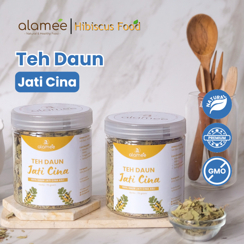 

Teh Daun Jati Cina Senna Leaf Tea Teh Herbal Alami Organik Organic 70gr