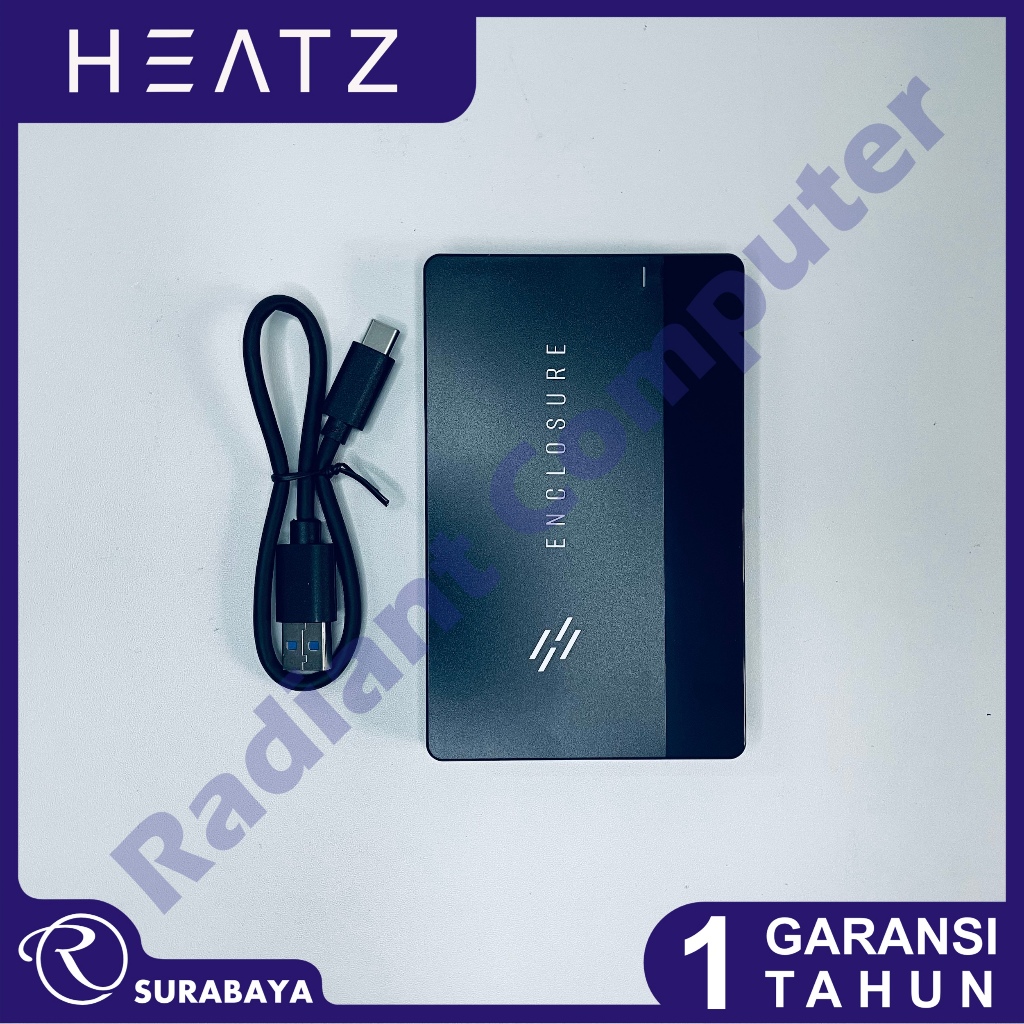 Heatz ZL08 Casing External HDD SSD 2.5 inch USB 3.1
