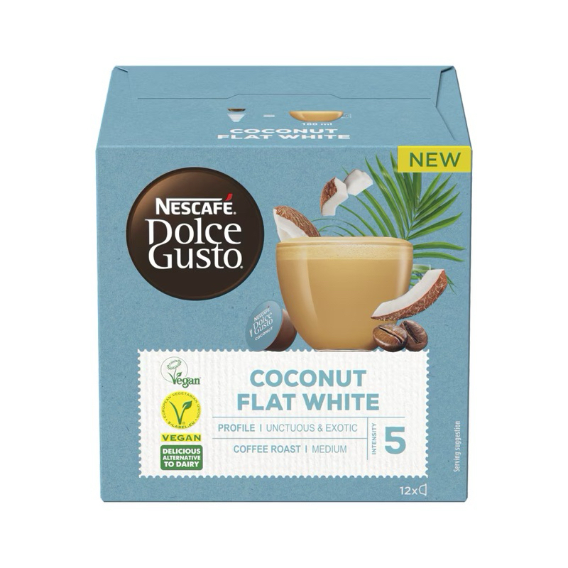 

Nescafe Dolce Gusto NDG COCONUT Flat White Coffee Capsule - Kapsul Kopi