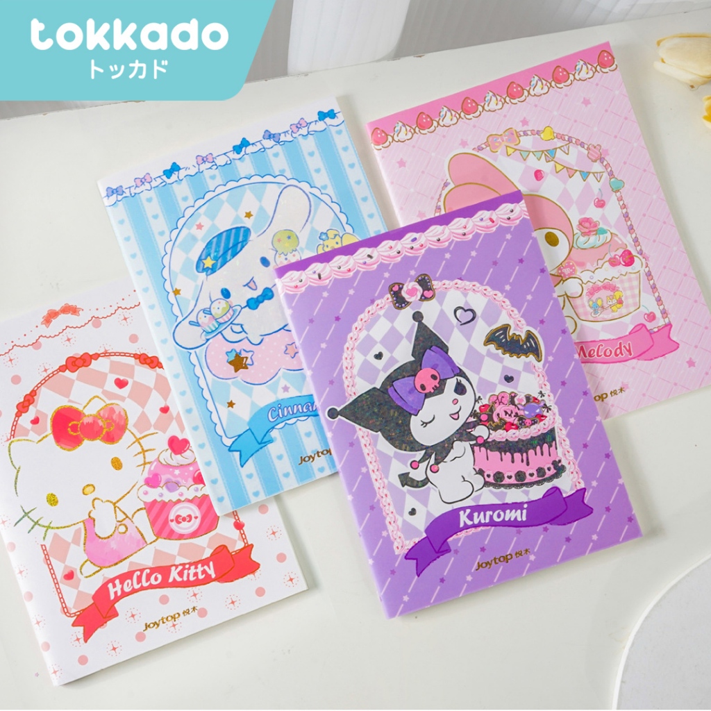 

TOKKADO Sanrio Buku Tulis Besar B5 Catatan Notebook Anak Sekolah Lucu