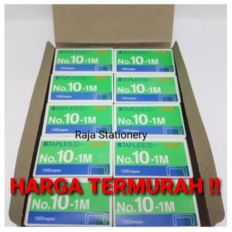 

STAPLES JOYKO NO.10 KECIL ISI STAPLER REFILL HEKTER NO.10-1M 1 DUS ISI 20