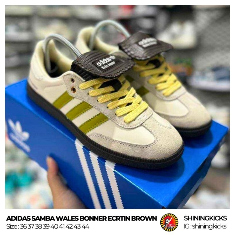 [[LIMITED STOCK] ADIDAS SAMBA WALES BONNER ECRTIN BROWN