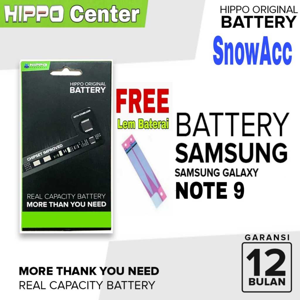 Hippo Baterai Samsung Note 9 Baterai Samsung Galaxy Note 9
