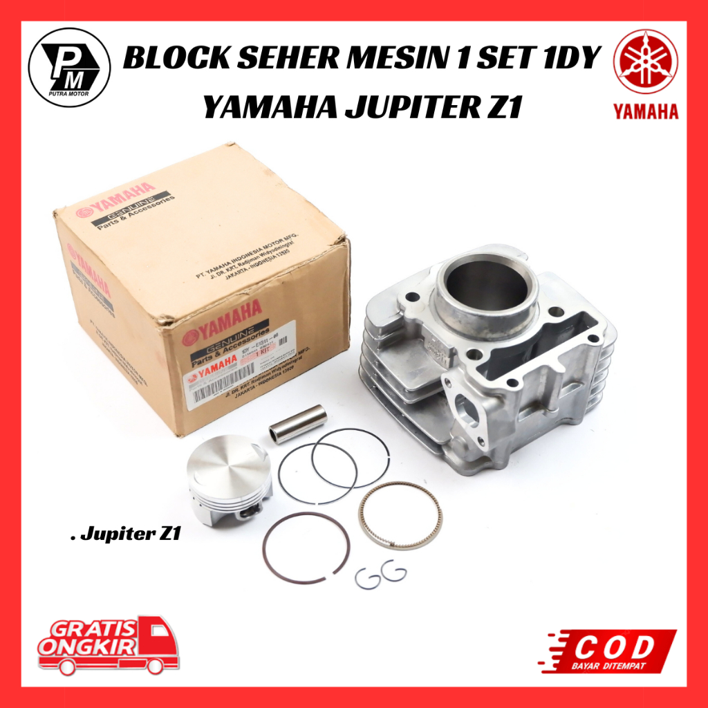 Block Seher Jupiter Z1 - Blok Seher Jupiter Z1 - Blok Mesin 1 Set Yamaha Jupiter Z1 1DY-E1311-10