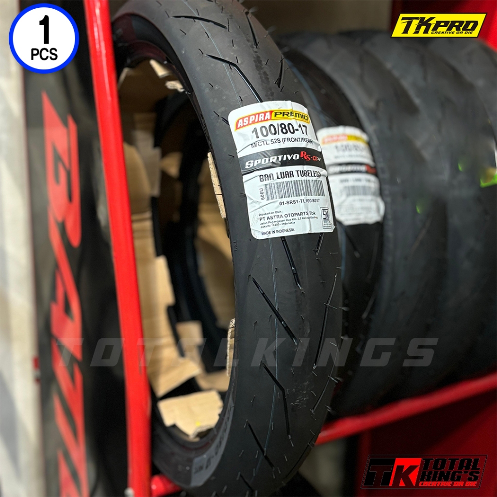 BAN ASPIRA PREMIO 100 80 17 SOFT COMPOUND BAN BALAP TAHUN 2024