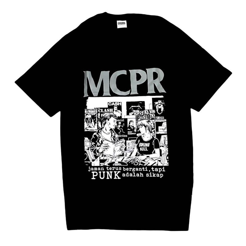 Kaos MCPR - PUNK IS ATTITUDE TSHIRT - BLACK | Original Merchandise T-shirt