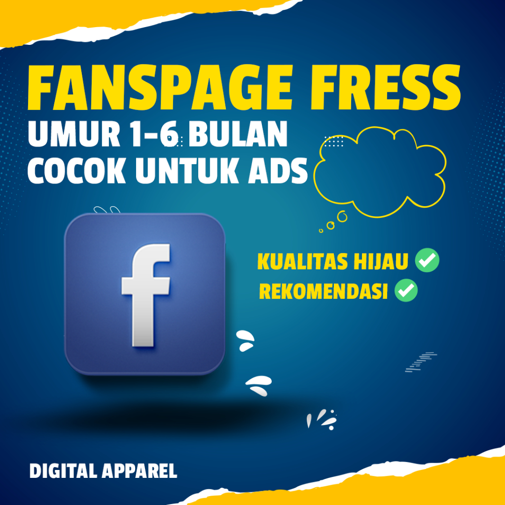 Jual Fanspage Fres | Halaman Facebook Fres | Termurah | Bisa Untuk Iklan Facebook Ads