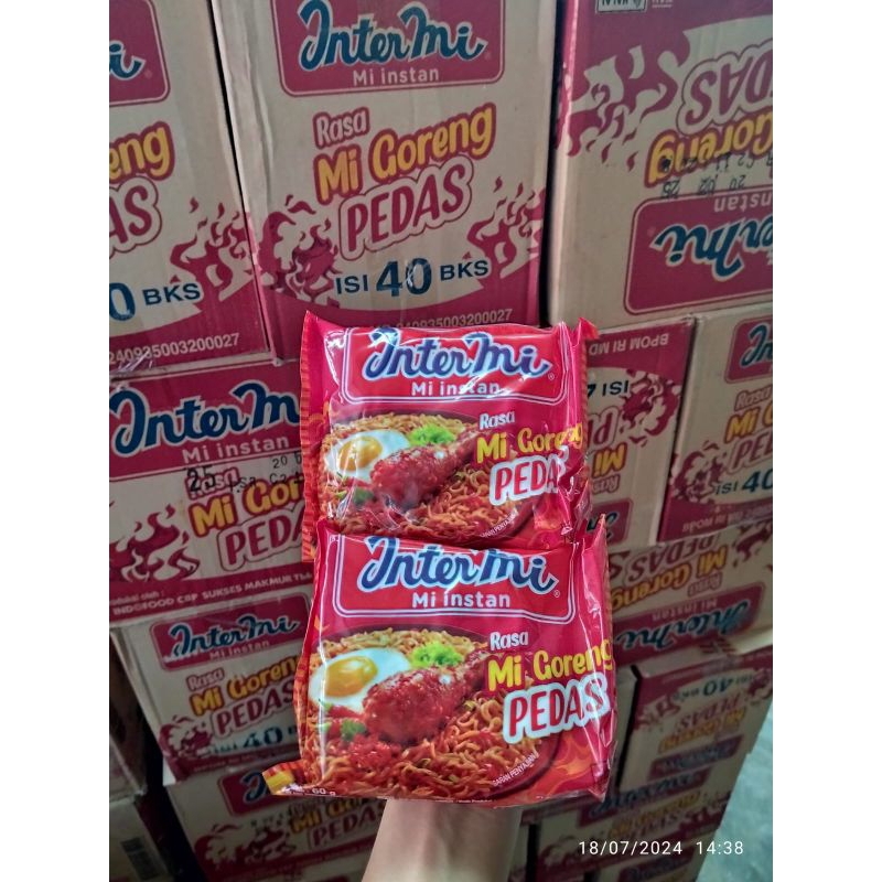 

INTERMIE MIX PEDAS DAN TIDAK PEDAS 1 DUS ISI 40 EXP 2025