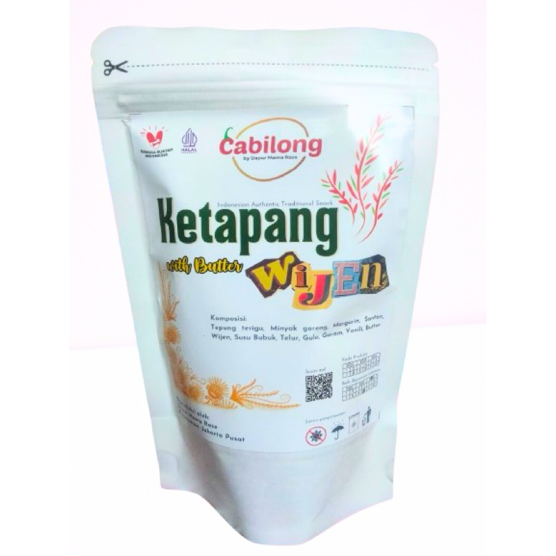 

Kue Ketapang Wijen with Butter Wisjman 150gr