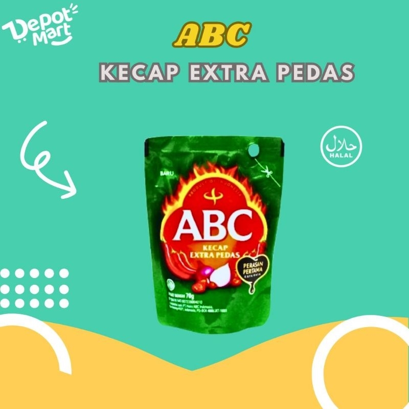 

Kecap Abc 60gr Pouch Extra Pedas Depot Mart