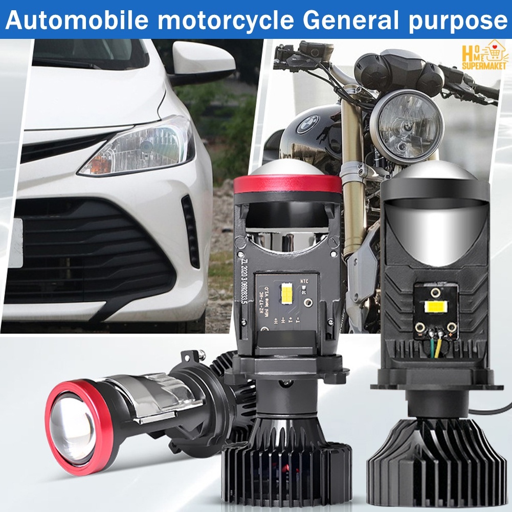 LED MOBIL MOTOR H4 MINI PROJECTOR PROJIE Y6D Y7D SUPER BRIGHT