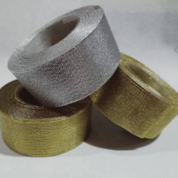 

Pita perak Pita Glitter besar 4cm pita Gliter pita kado pita Hampers
