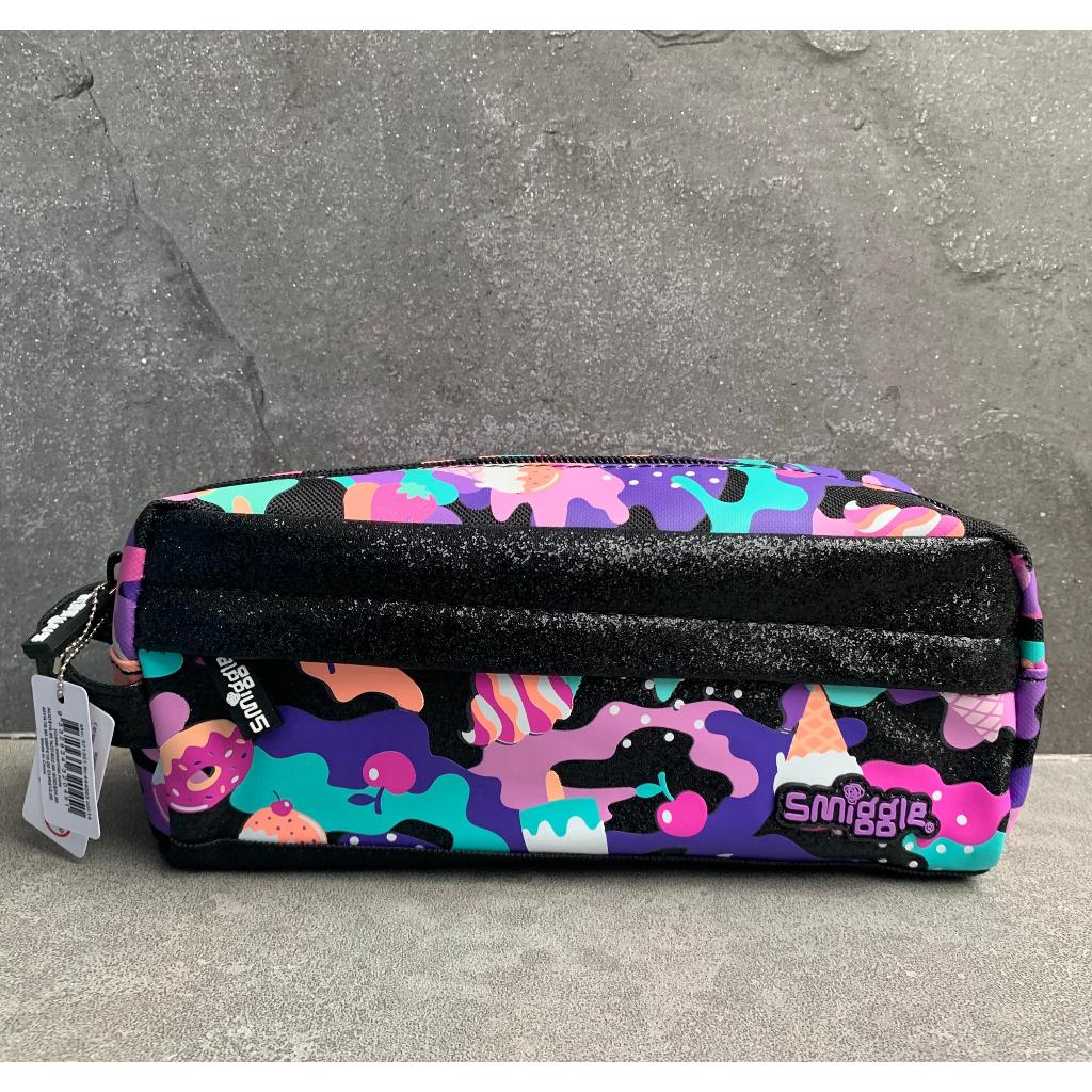 

SMIGGLE HIDE PENSILCASE SOFTCASE BLACK MIX - TEMPAT PENSIL SMIGGLE