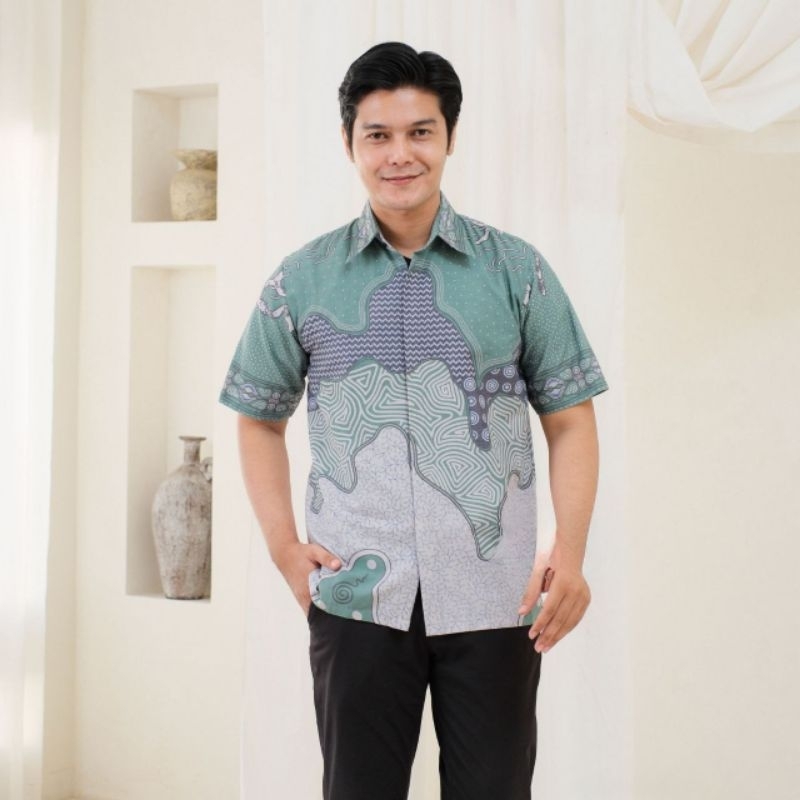 Kemeja batik pria lengan pendek | Baju batik pria abadi | Baju batik | Batik pria lengan pendek
