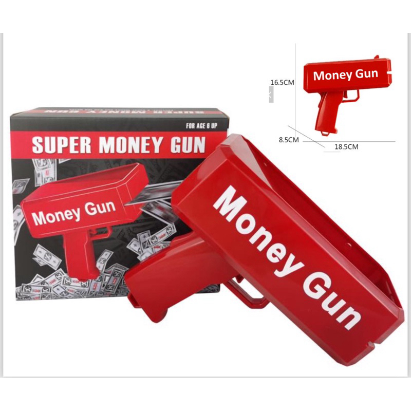 Money Gun Supreme Toy/ Mainan Pistol Uang Supreme/ Tembakan Uang Mainan Anak Mainan Pesta