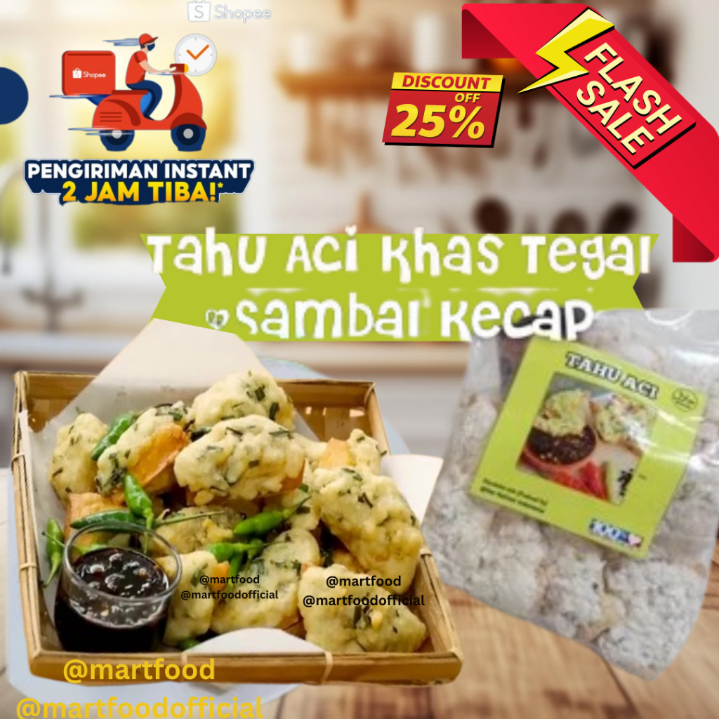 

Tahu Aci khas Tegal + Sambal Kecap ( 10 pcs)