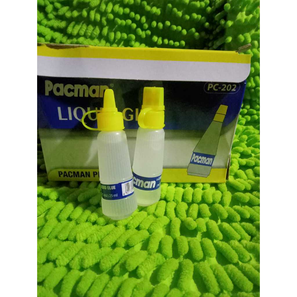 

(1 PACK = 24 pcs) LEM LIQUID PACMAN KECIL (25ML)