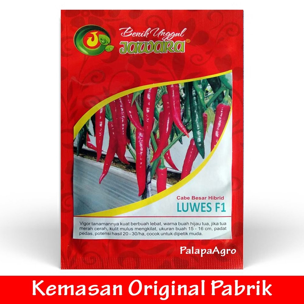 Benih Cabe Merah Besar F1 LUWES 10gram - Bibit Cabe Besar Super Ungul