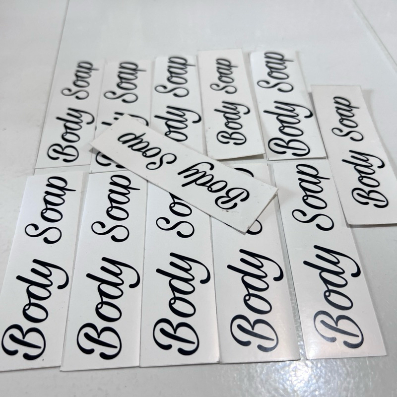 

STIKER SAJA UKURAN 250ML STIKER KOTAK HARGA PER PCS . label sabun cair aesthetic waterproof estetik