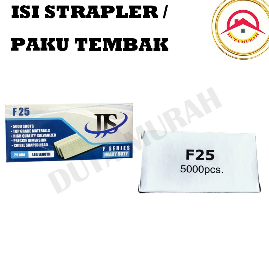 

WOW Isi Paku Tembak F25 Refill Air Nailer F25 Model Lurus