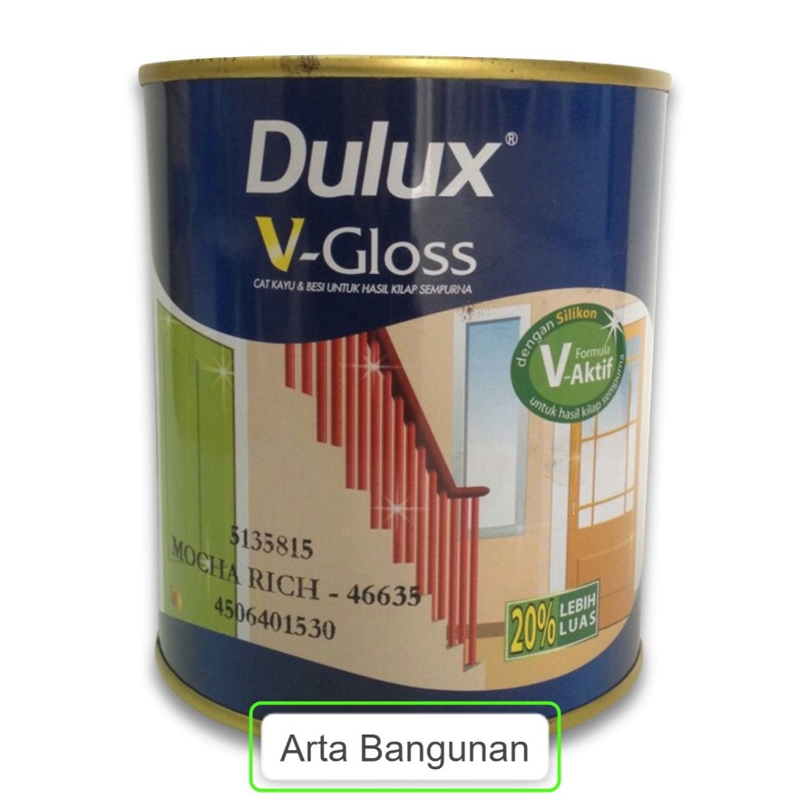 

BORONG SEBELUM KEHABISAN Cat Minyak Dulux VGloss Ready Mix Warna Standar 8 Liter