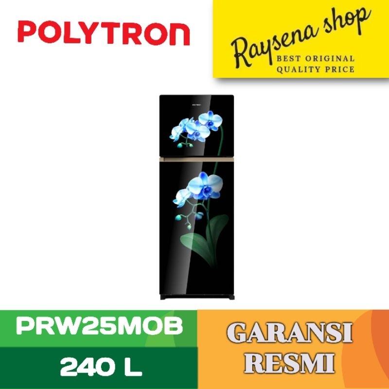 POLYTRON KULKAS 2 PINTU KECIL SMALL 2 DOOR REFRIGERATOR PRW25MOB