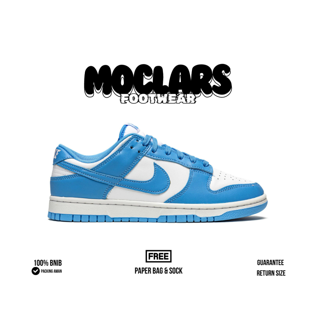 Sneakers dunk low blue university
