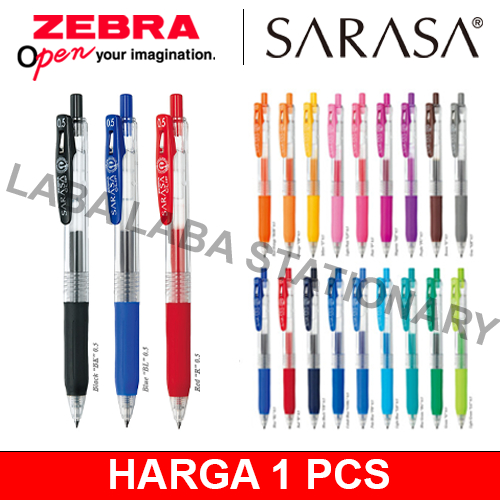 

PEN ZEBRA SARASA CLIP GEL PULPEN PENA JJ-15 TINTA CEPAT KERING ALT ZEBRA KOKORO [PCS]