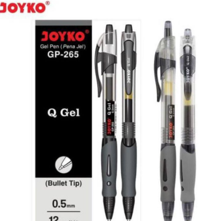 

TERPOPULER Pen Gel GP265 pulpen gel HITAM isi 12 pcs berkualitas