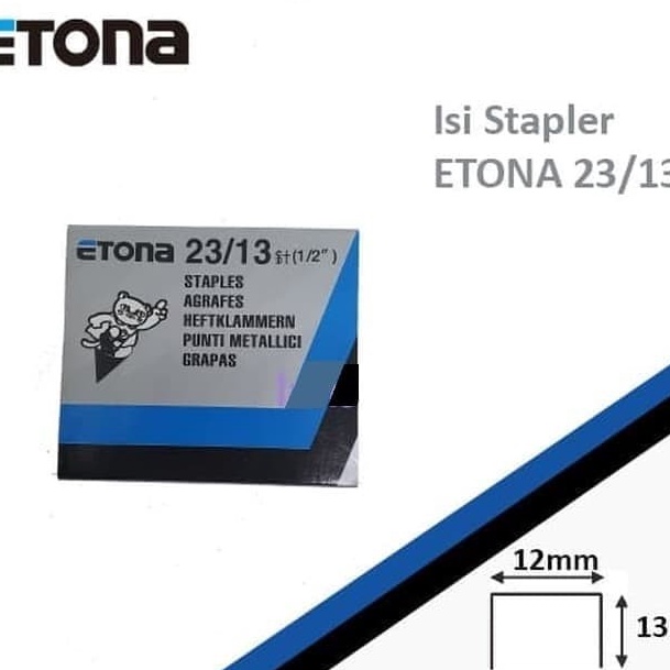 

SPONTAN Staples Isi Stapler Etona 2313