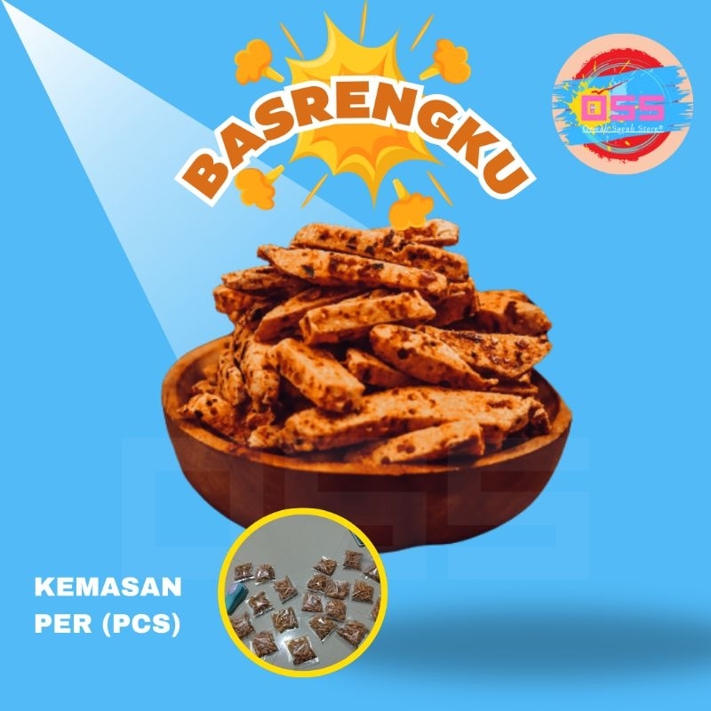 

BASRENG | BAKSO GORENG | CEMILAN KRENYES | GURIH | PEDAS | KEMASAN PER PCS (1 PCS) | MINIMAL BELI 5 PCS