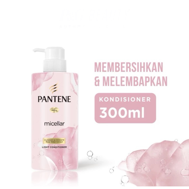 Pantene conditioner micellar rose water botol pump 300ml