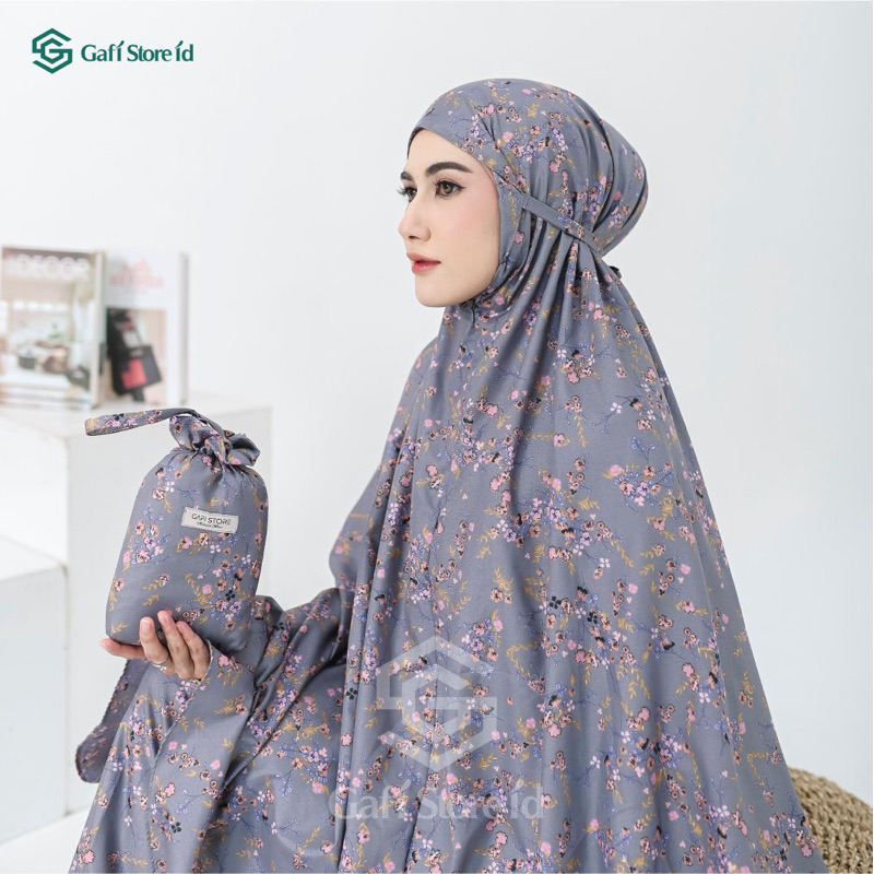 MUKENA TRAVEL KATUN MOTIF 2IN1 TERBARU | GAFI STORE ID