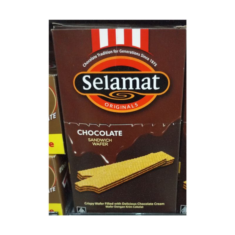 

SELAMAT CHOCOLATE SANDWICH WAFER ISI 20X18GR