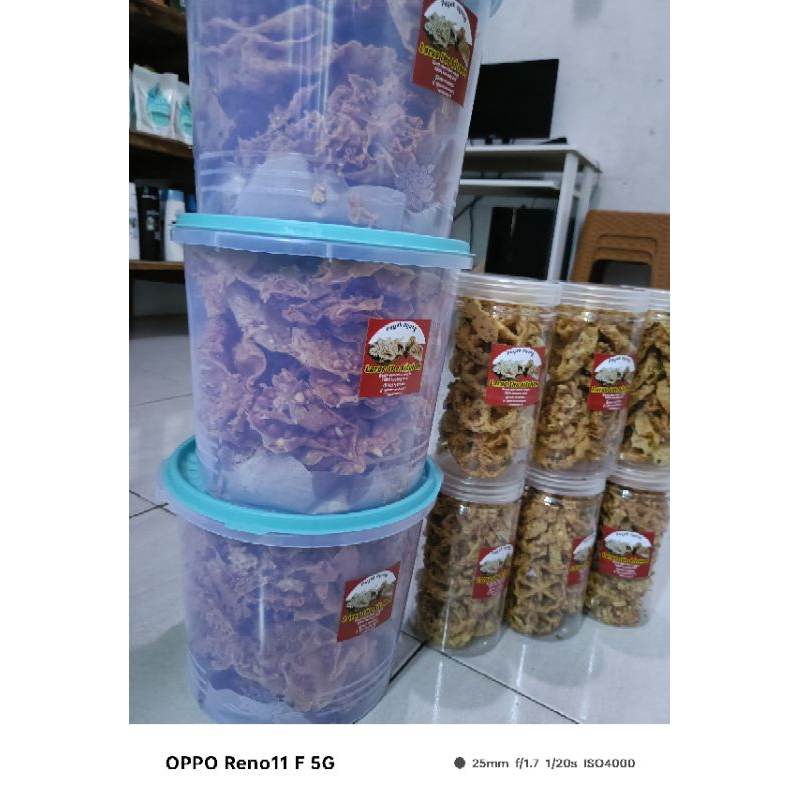 

peyek kacang free toples + bonus bagi yg co 5 liter paket terlarirs