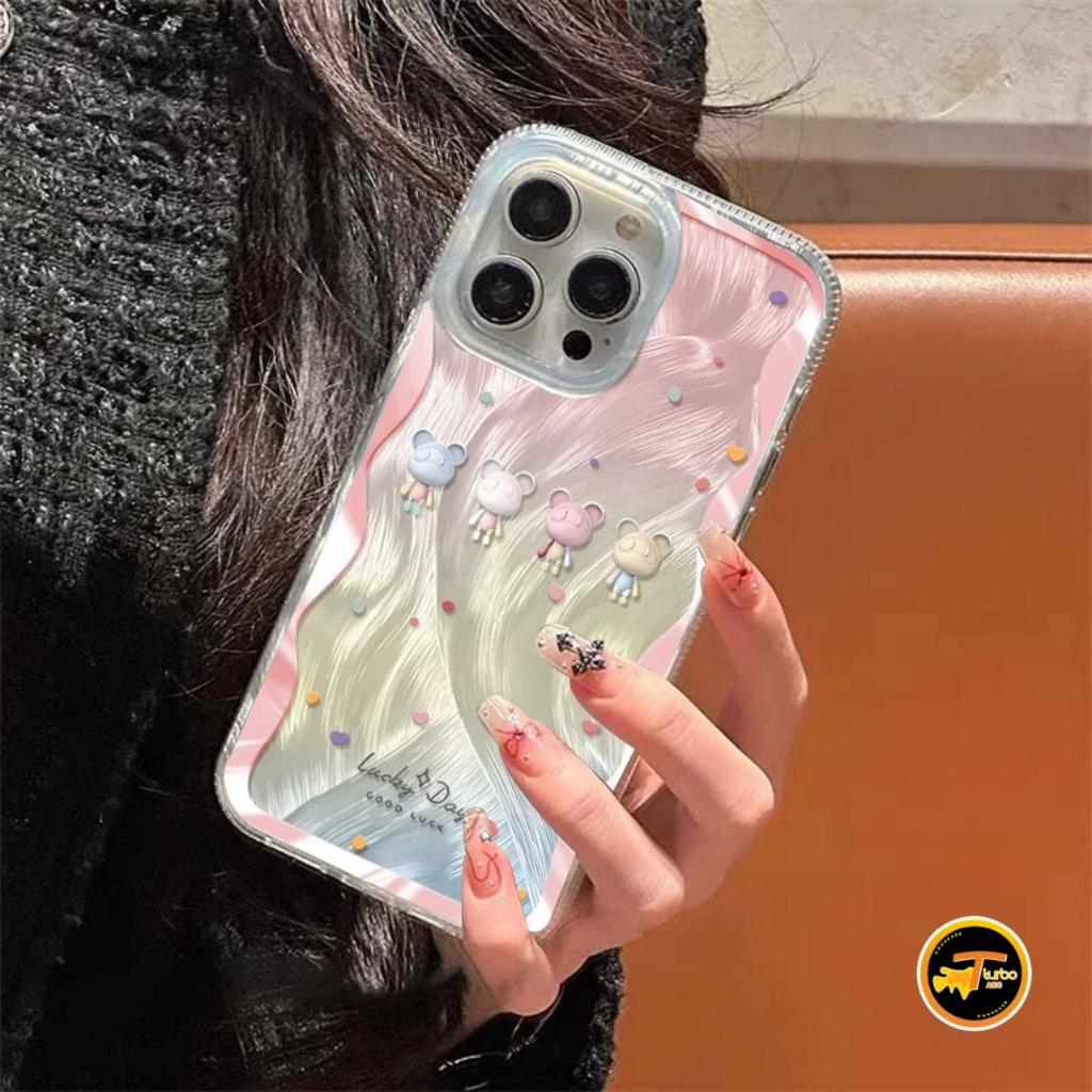 SS949 Softcase Silikon Feather Case Lucky Day Bear Casing Hp Compatible For XIAOMI REDMI NOTE 7 8 9 