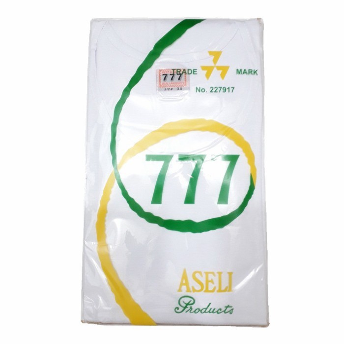 Oblong 777 | Kaos Oblong Pria Putih Polos | Kaos Dalam Pria | Oblong Pria Jumbo - Arzaq Gallery