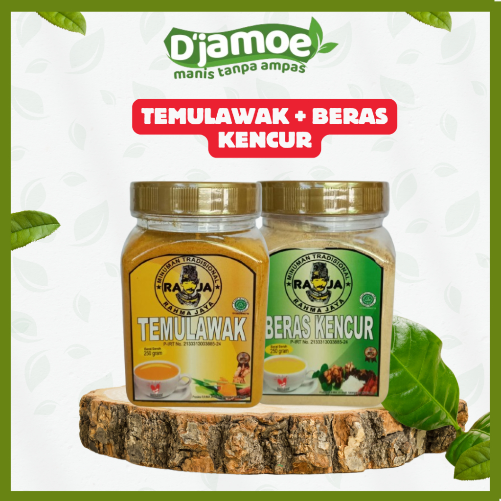 

Paket Jamu Temulawak Beras Kencur bubuk Mengatasi Rematik|Pegal Linu|Sakit Maag|Liver|Nafsu Makan