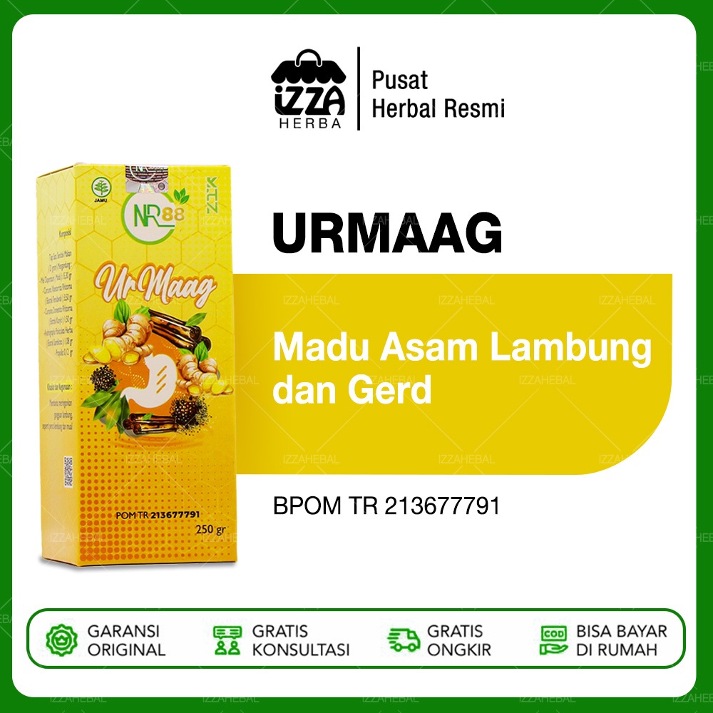 

MADU MAAG ASAM LAMBUNG HERBAL URMAAG UR MAAG Gerd Anxiety Kronis Parah Kuning BPOM 250gr