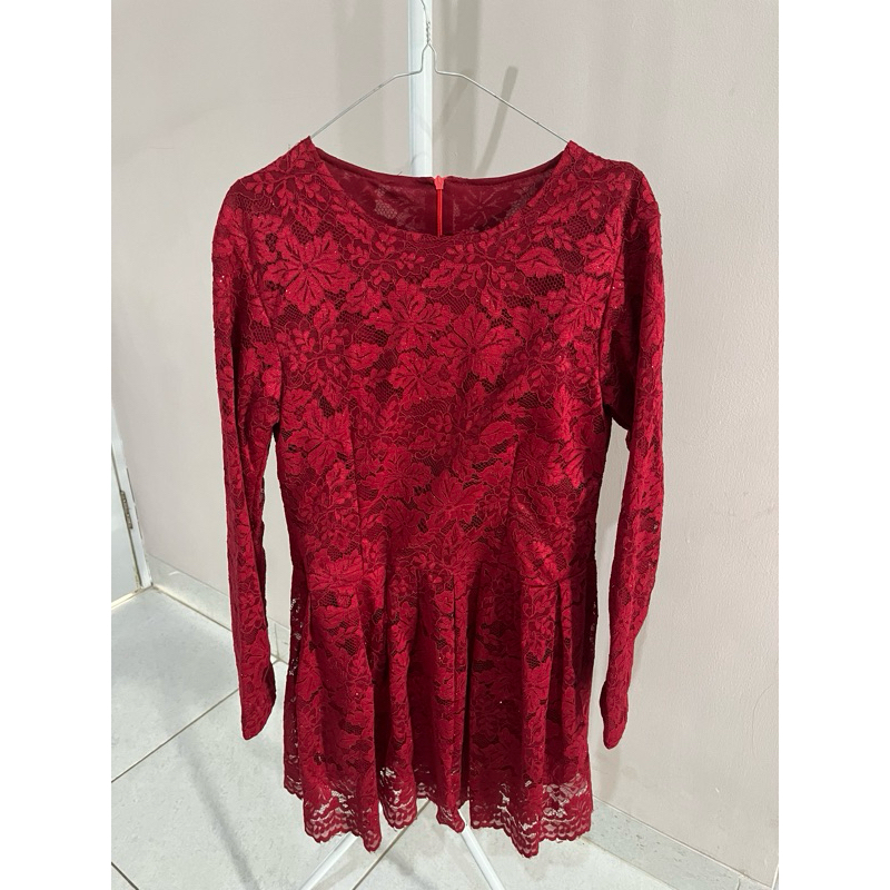 preloved kebaya wanita warna merah