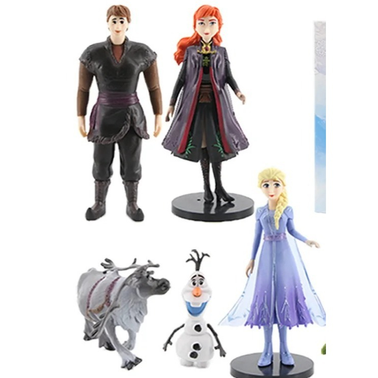 Action Figure Frozen/Mainan Boneka Topper/Cake Hiasan Kue Isi 6