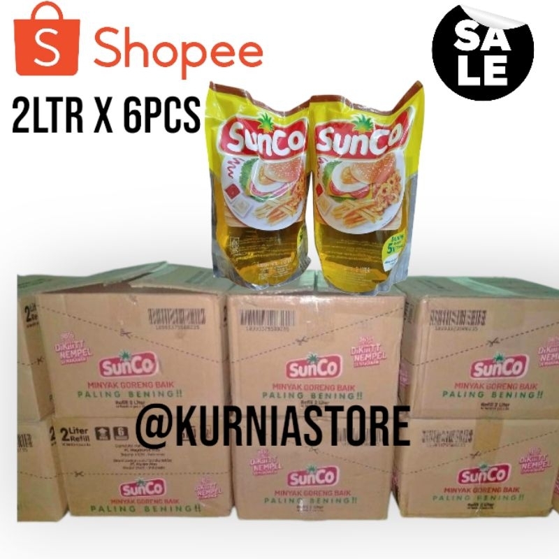 

PROMO!!! MINYAK GORENG MERK SUNCO 2LTR 1 KARDUS ISI 6PCS LEBIH HEMAT