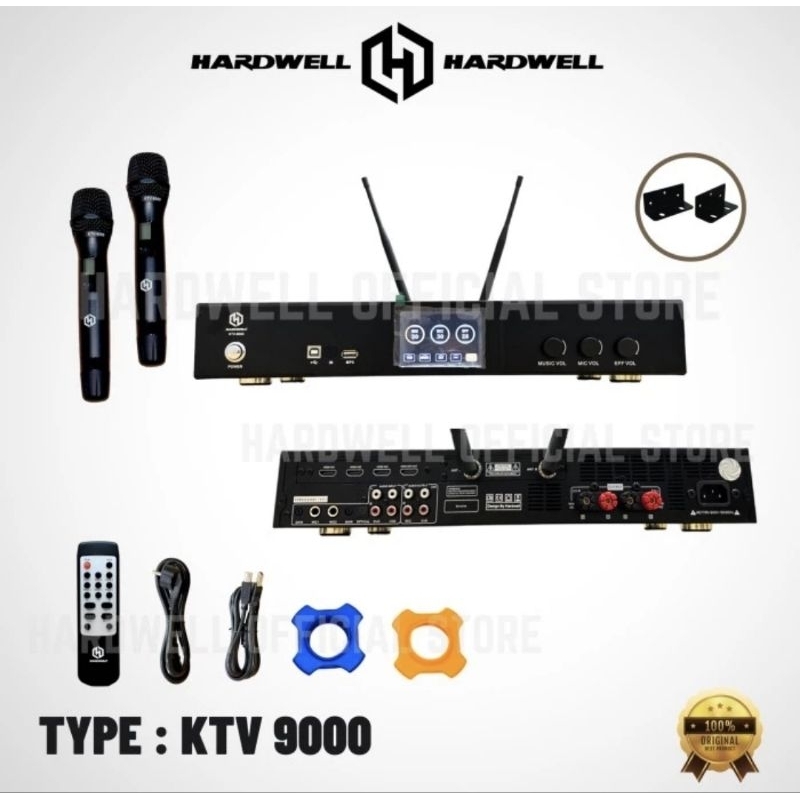 Ampli Karaoke Hardwell KTV 9000 Original Include Microphone