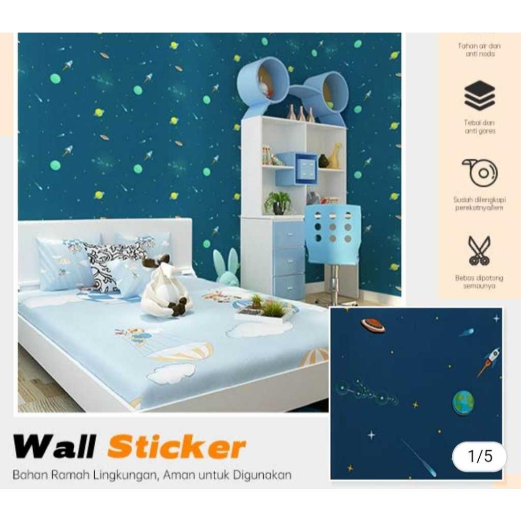 Wallpaper Stiker / Wallstiker Dinding / Wallpaper Lem Murah