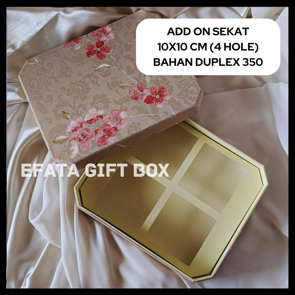 

MIDI Octa Hard Box Exclusive Gift Box Hampers Hardbox Moon Cake Kue Kering Eksklusif Mewah Tebal Kokoh