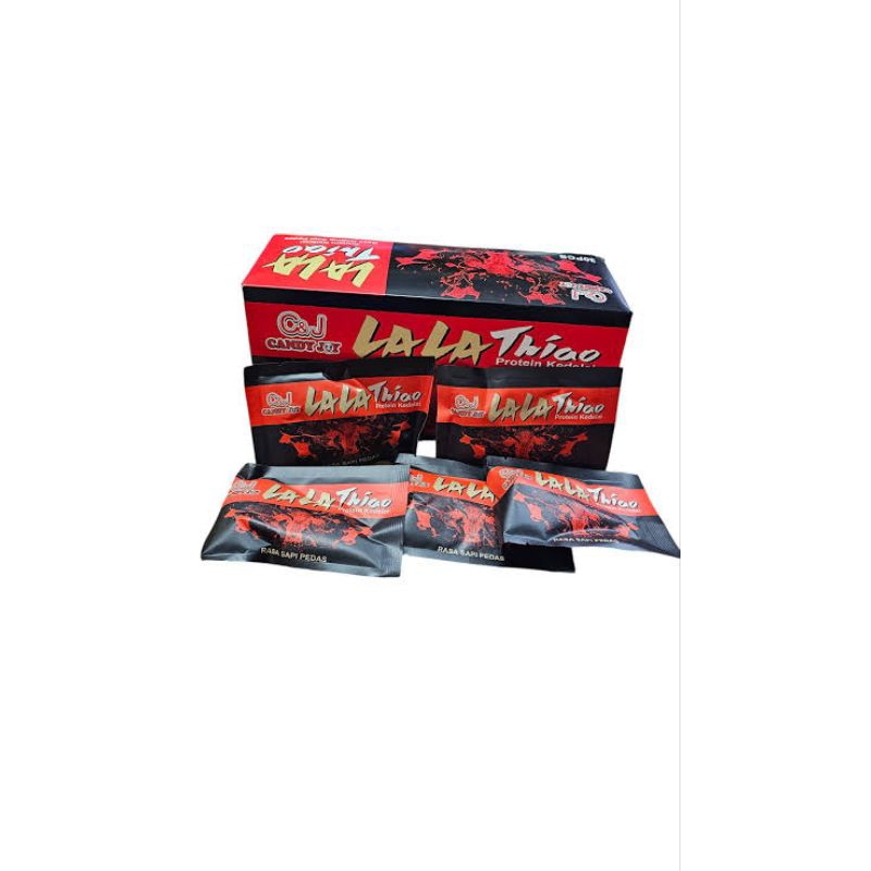 

Snack Cemilan LaLaThiao Latiao C&J Candy Joy box isi 30 pcs