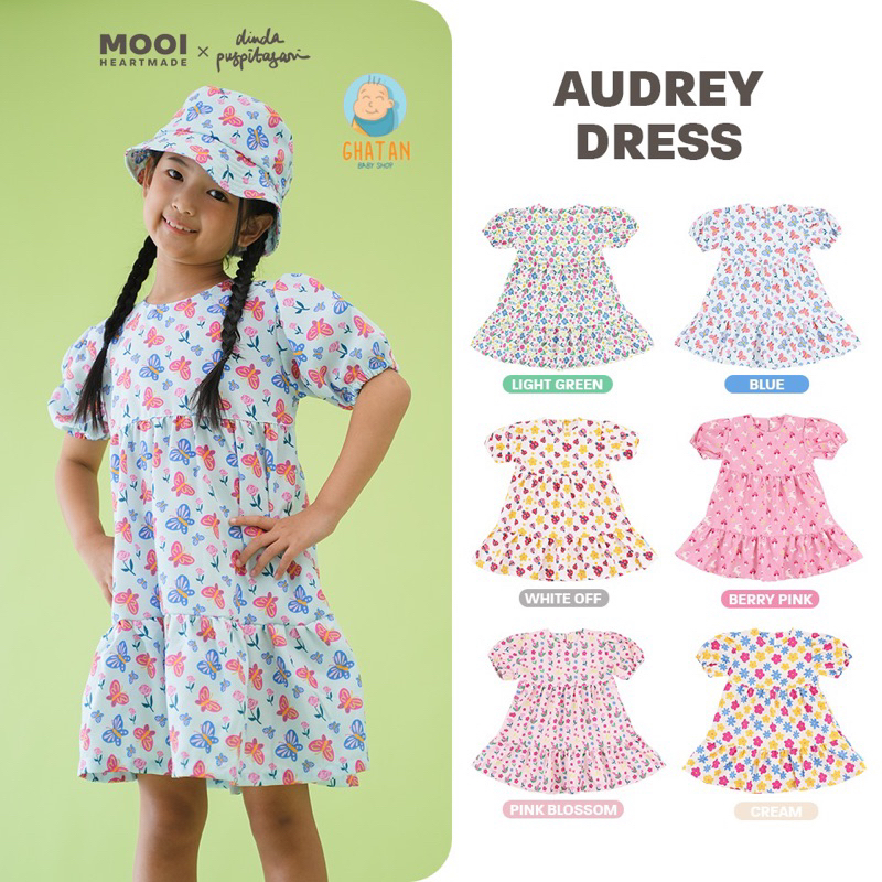 Mooi X Dinda Puspitasari Audrey Dress Anak Perempuan Printed Dress