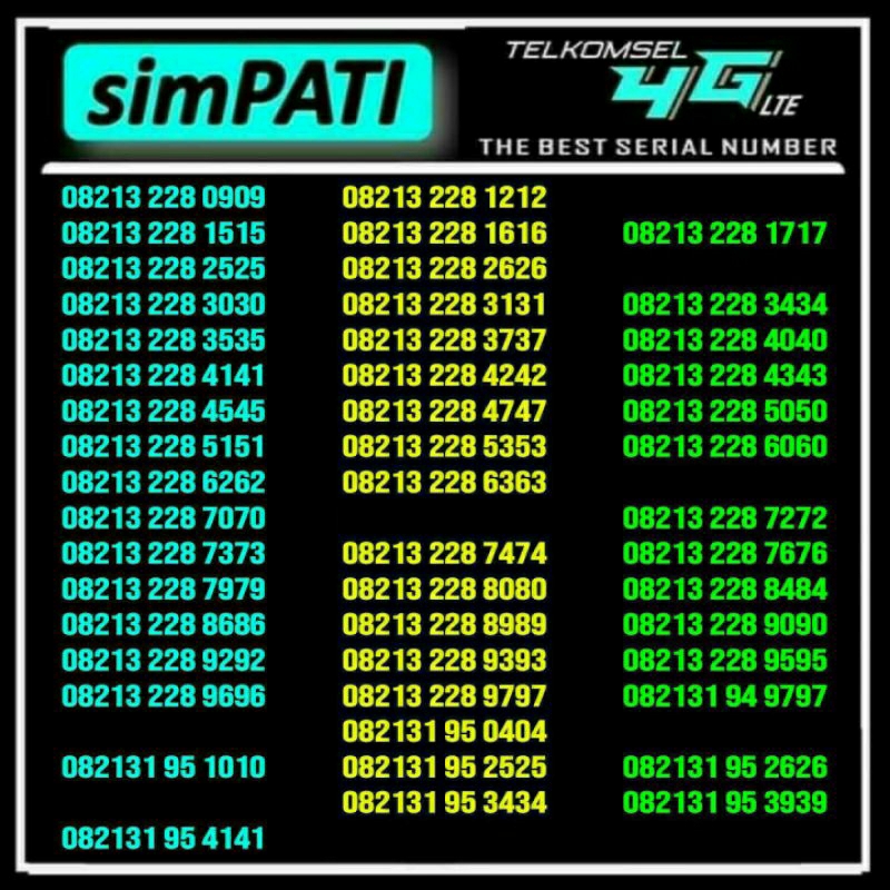 Nomor Cantik Telkomsel - Nomor Cantik Simpati - Nomor Cantik Telkomsel Simpati - Nomer Cantik Telkom