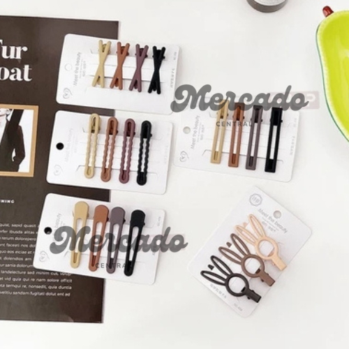 Jepet Jepit Rambut Korea Hairpin Kilp Clip Jepitan Poni Rambut Aksesoris Cewe Wanita