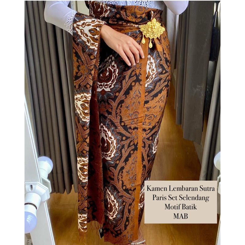 Kain Kamen Selendang. batik paris . kamen batik. kamen batik paris. kamen kain set selendang